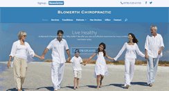 Desktop Screenshot of blomerthchiropractic.com